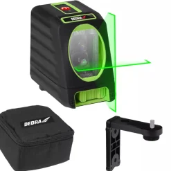 DEDRA MC0903 Laser krzyżowy poziomica laserowa zielony OSRAM niwelator 30/50m IP54