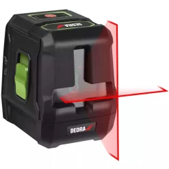 DEDRA MC0901 Laser krzyżowy poziomica laserowa czerwona niwelator 20 m IP54