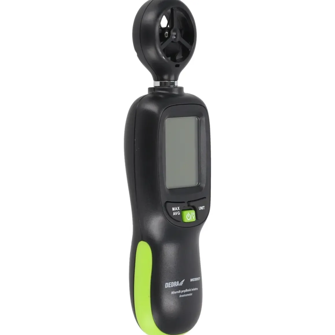 DEDRA MC0957 Miernik prędkości wiatru anemometr wiatromierz ręczny termometr LCD
