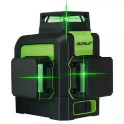 DEDRA MC0904 Multilaser 3D poziomica laserowa zielony laser, laser krzyżowy, niwelator