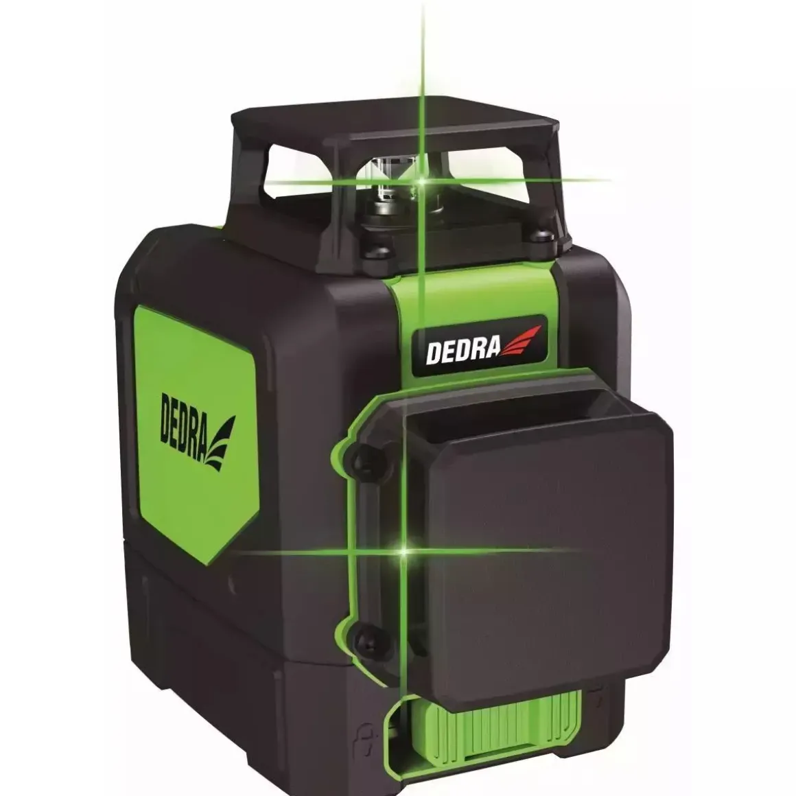 DEDRA MC0905 Multilaser 1D poziomica laserowa, zielony laser, niwelator liniowy 360°