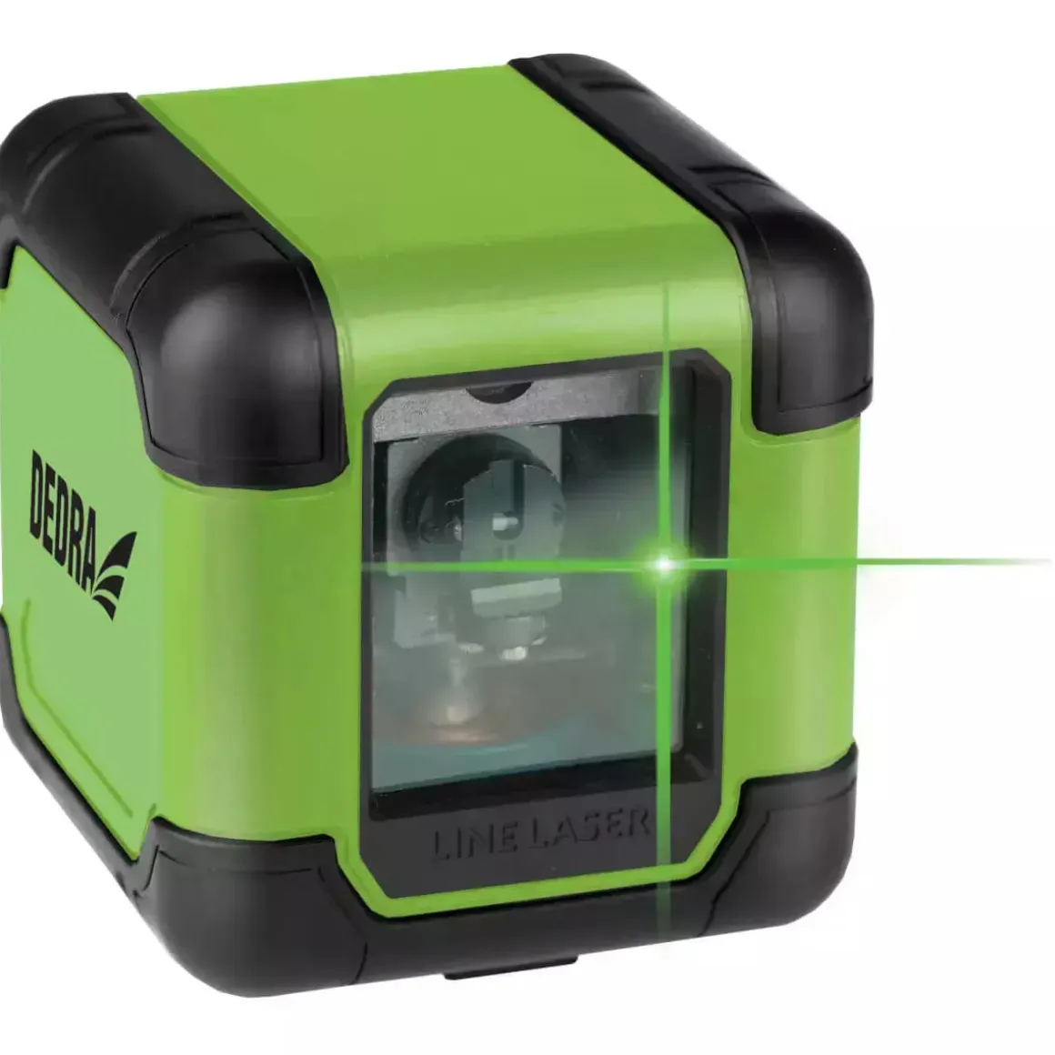 DEDRA MC0920 Zestaw laser krzyżowy zielony + dalmierz laserowy 40m, miara laserowa