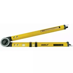 DEDRA MK0620 Kątomierz nastawny z poziomicą 620mm 2 libelki kątownik miara cyrkiel 4w1