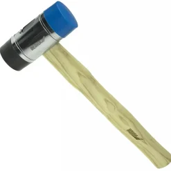DEDRA 13M303 Młotek blacharski PU/nylon 45 mm, nylonowy pobijak, trzonek hikorowy