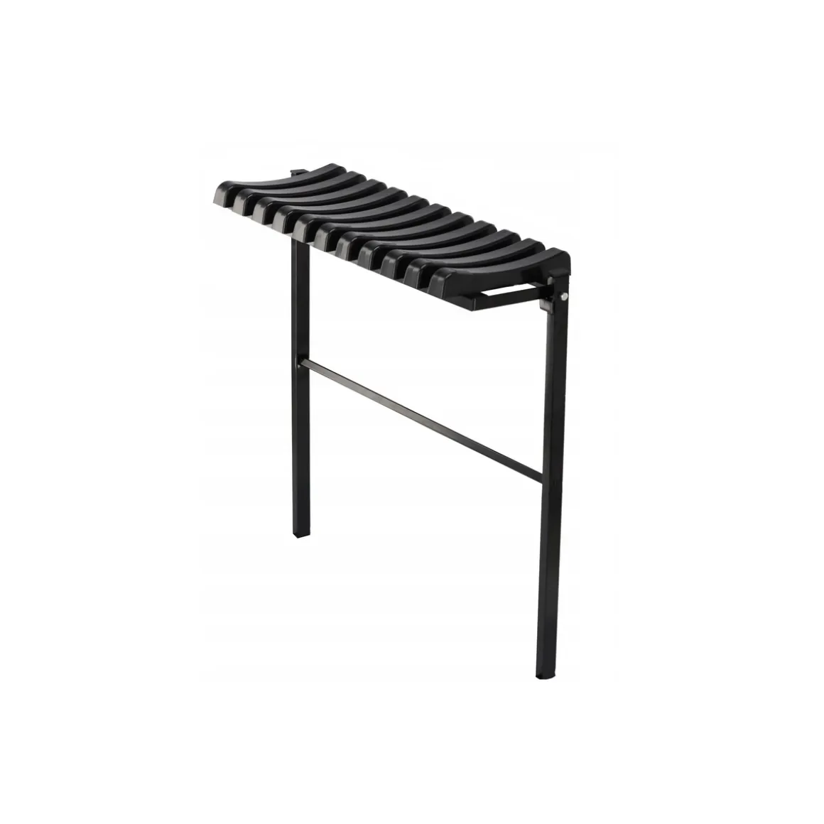 DEDRA N2000 Ławka cmentarna składana 72 cm do wbetonowania, ławka nagrobna, siedzisko