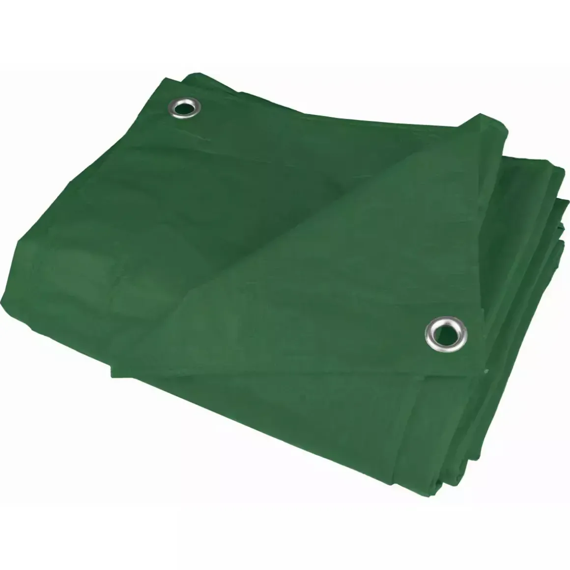 DEDRA N06106 Plandeka ochronna 6x10m 80g/m² zielona wodoodporna tarp płachta