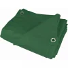 DEDRA N06058 Plandeka 5x8m 80g/m² zielona wodoodporna, pokrowiec ochronny
