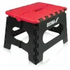 DEDRA N108 Stołek składany 130 kg, podest roboczy, mini drabinka, stopień PP