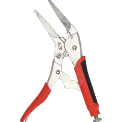 DEDRA 1260P08 Szczypce zaciskowe wydłużone 250 mm CrV TPR, szczypce Morse’a