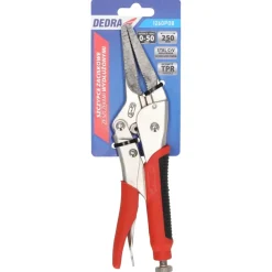 DEDRA 1260P08 Szczypce zaciskowe wydłużone 250 mm CrV TPR, szczypce Morse’a