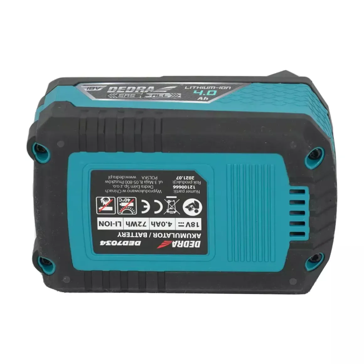 DEDRA SAS+ALL DED7034 Akumulator bateria Li-Ion 18V 4Ah ogniwo do elektronarzędzi