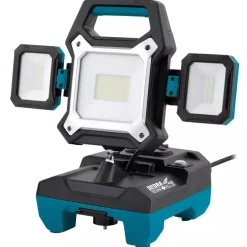 DEDRA SAS+ALL DED6907H Lampa warsztatowa LED 18V/230V 4000 lm halogen roboczy na statyw