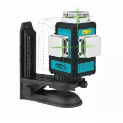 DEDRA SAS+ALL DED6910 Multilaser 3D poziomica laserowa zielony laser OSRAM niwelator