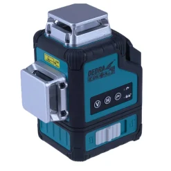 DEDRA SAS+ALL DED6910 Multilaser 3D poziomica laserowa zielony laser OSRAM niwelator
