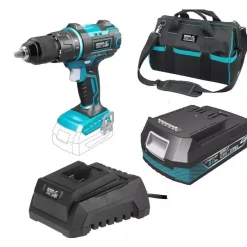 DEDRA SAS+ALL DED7019 Zestaw 18V komplet wiertarko-wkrętarka udarowa 50Nm 2Ah torba