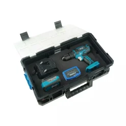 DEDRA SAS+ALL N0303G01 DED7042 Zestaw 18V: wkrętarka, aku 4Ah, ładowarka, bity, skrzynka