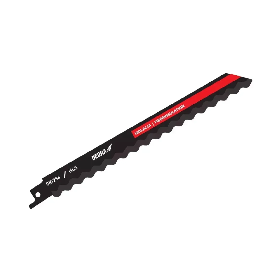DEDRA 08T256 Brzeszczoty ostrza do piły szablastej 200/175 mm HCS izolacja guma karton 2 szt.
