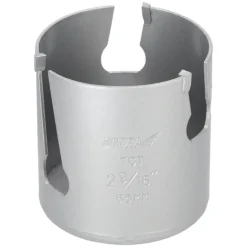 DEDRA 08X065 Otwornica TCT widiowa koronka 65 mm 5/8'' do drewna metalu PCV