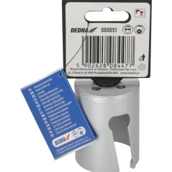 DEDRA 08X051 Otwornica uniwersalna TCT widiowa 51 mm 5/8'' HCS HM do drewna metalu PCV