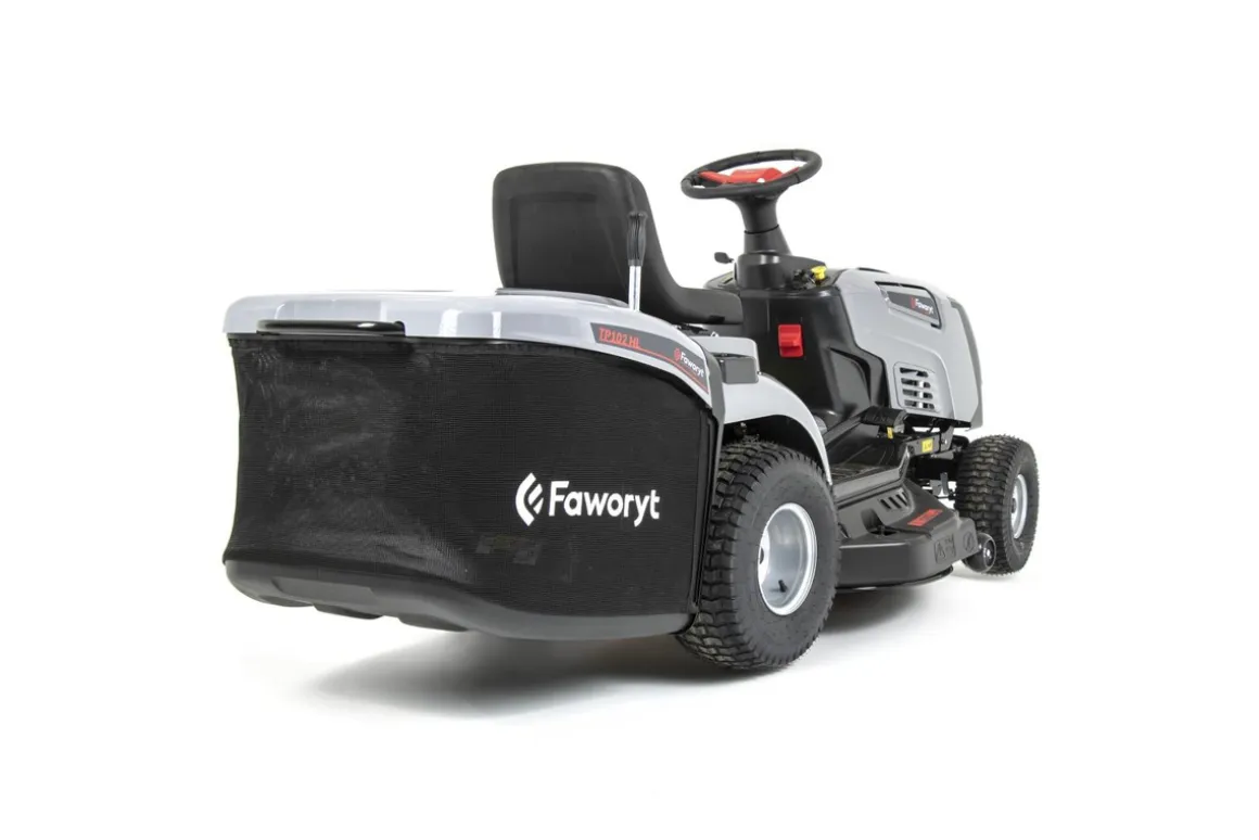 FAWORYT PRO TP102 HL TRAKTOREK OGRODOWY DO TRAWY Z TYLNYM WYRZUTEM KOSIARKA SAMOJEZDNA SPALINOWA DO TRAWY HYDROSTAT 102cm