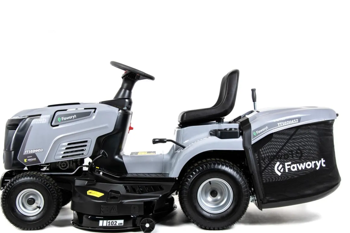 FAWORYT TT102H452 TRAKTOR TRAKTOREK OGRODOWY DO TRAWY Z TYLNYM WYRZUTEM KOSIARKA SAMOJEZDNA SPALINOWA DO TRAWY HYDROSTAT 102cm