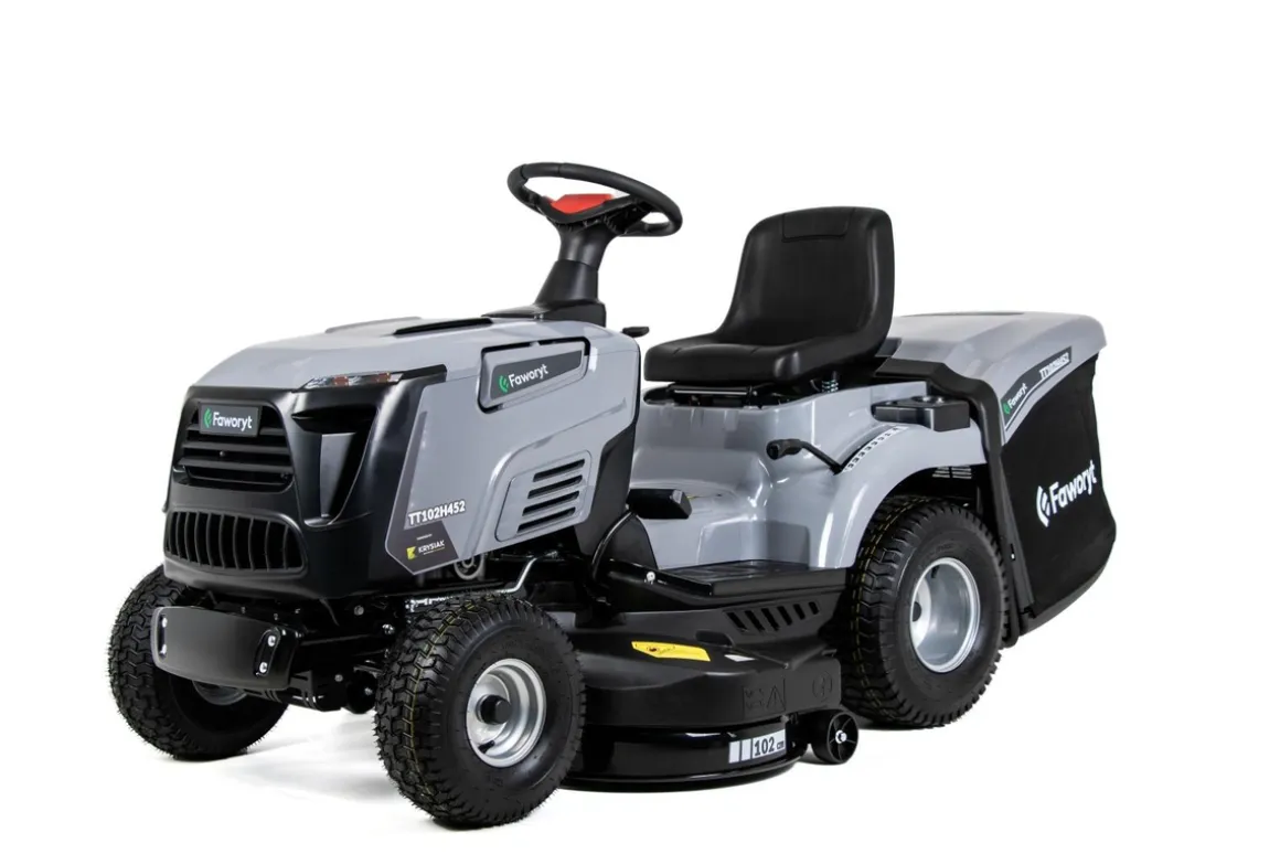 FAWORYT TT102H452 TRAKTOR TRAKTOREK OGRODOWY DO TRAWY Z TYLNYM WYRZUTEM KOSIARKA SAMOJEZDNA SPALINOWA DO TRAWY HYDROSTAT 102cm