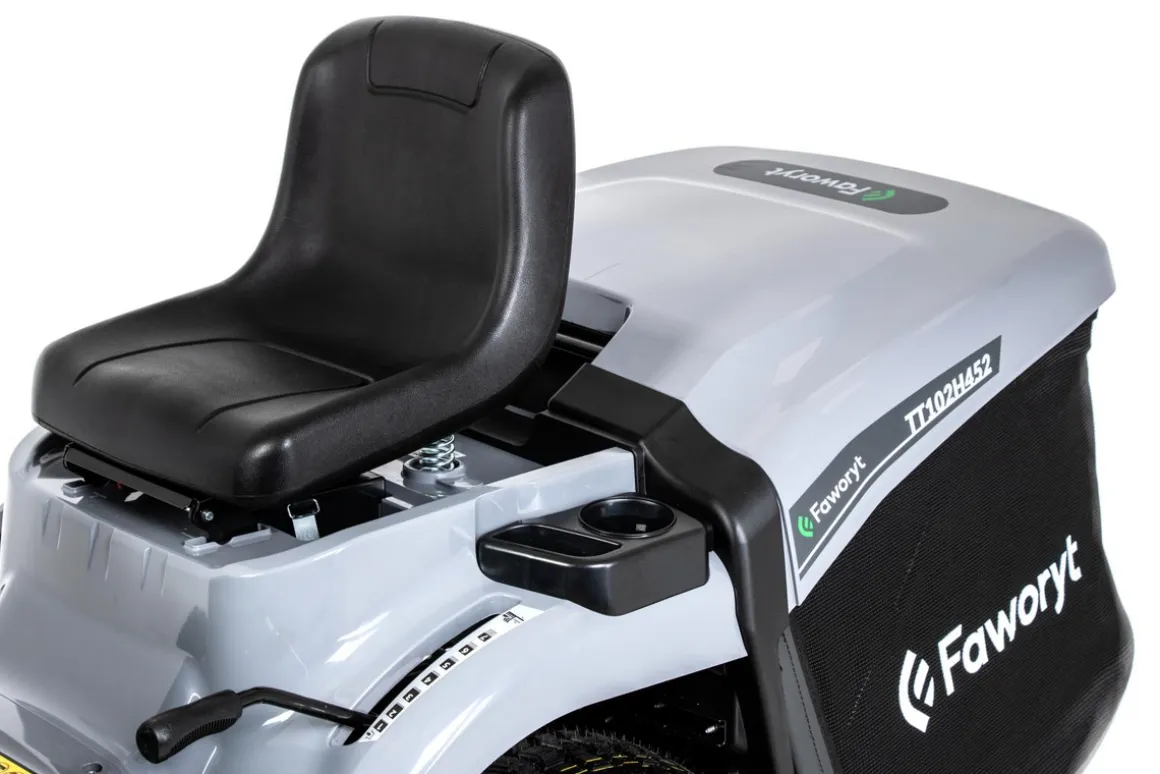 FAWORYT TT102H452 TRAKTOR TRAKTOREK OGRODOWY DO TRAWY Z TYLNYM WYRZUTEM KOSIARKA SAMOJEZDNA SPALINOWA DO TRAWY HYDROSTAT 102cm