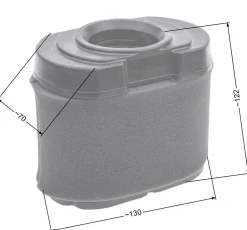 Filtr powietrza B&S owalny Intek V-twin / Model 40 44 8R04-48