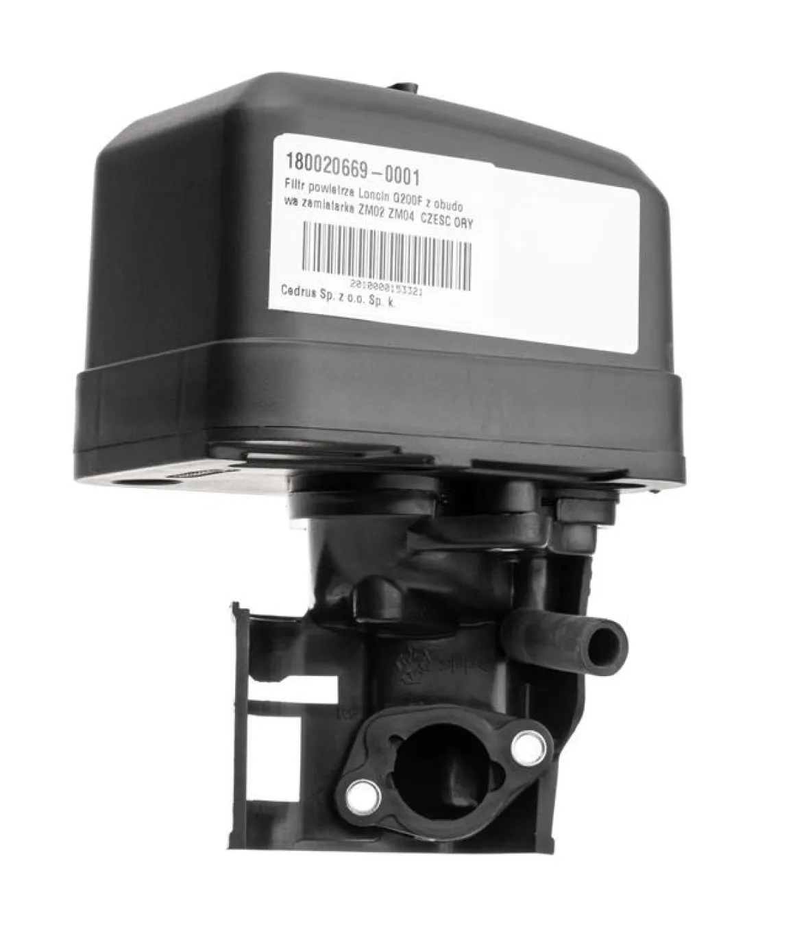 Filtr powietrza Loncin z obudową G200F zamiatarka ZM02 ZM04 CZĘŚĆ ORYGINALNA 180020669-0001