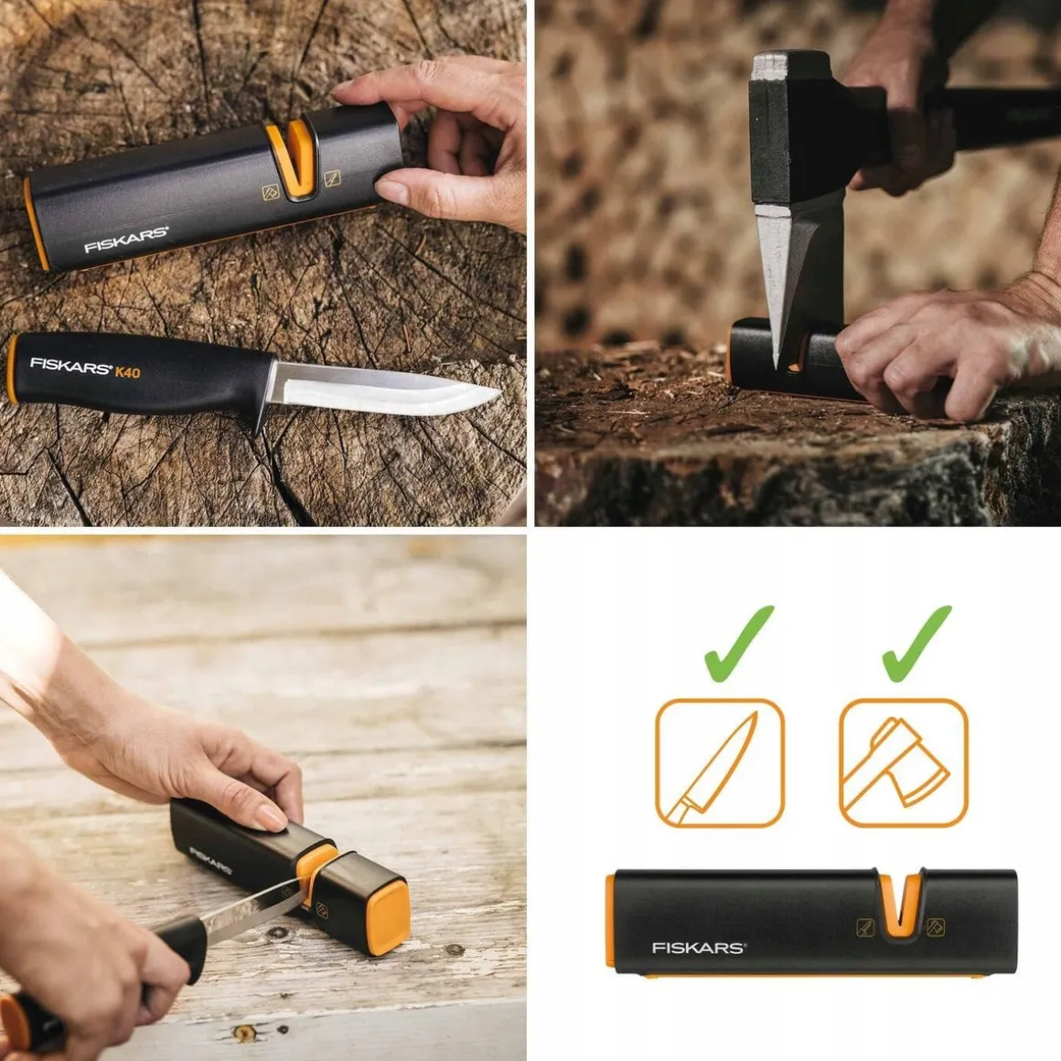 FISKARS XSHARP OSTRZAŁKA DO NOŻY NOŻA I SIEKIER FISKARS X-SHARP 1000601 - OFICJALNY DYSTRYBUTOR - AUTORYZOWANY DEALER FISKARS
