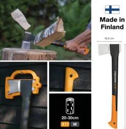 FISKARS X17 SIEKIERA ROZŁUPUJĄCA DO DREWNA Fiskars X17 M 1015641 - OFICJALNY DYSTRYBUTOR - AUTORYZOWANY DEALER FISKARS