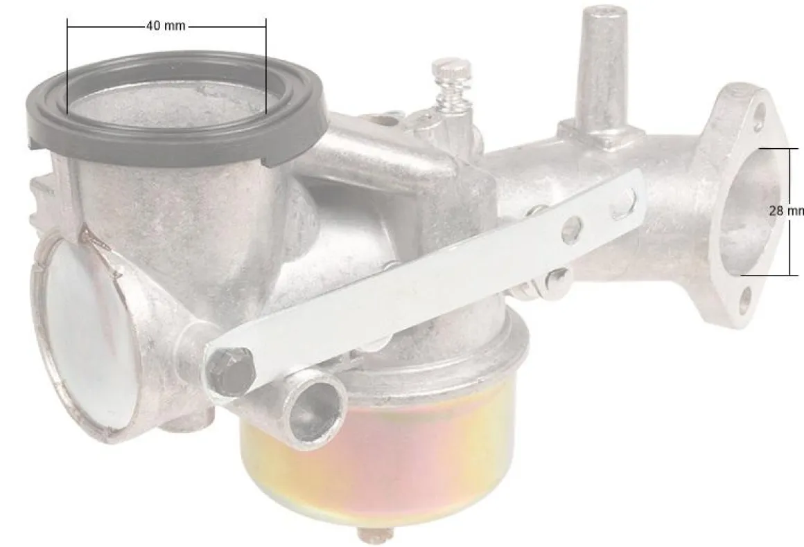 Gaźnik B&S 12HP pionowy wał CZĘŚĆ ORYGINALNA 491026