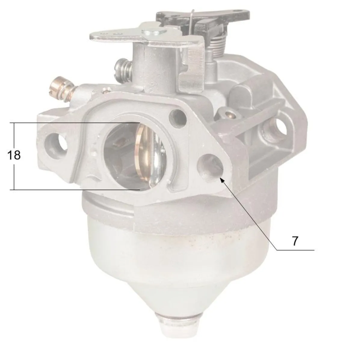 Gaźnik Honda GCV160, GCV190A, GCV190LA RO20804