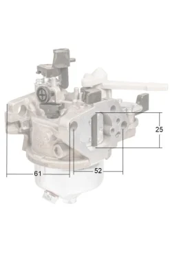 Gaźnik Loncin G270F LC177F CZĘŚĆ ORYGINALNA 170022240-0001