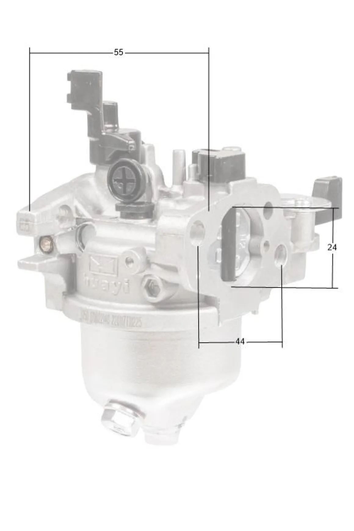 Gaźnik Loncin G200F zamiatarka ZM02 ZM04 CZĘŚĆ ORYGINALNA 170022231-0001