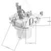 Gaźnik Loncin LC168F-2H CZĘŚĆ ORYGINALNA 170021094-0001