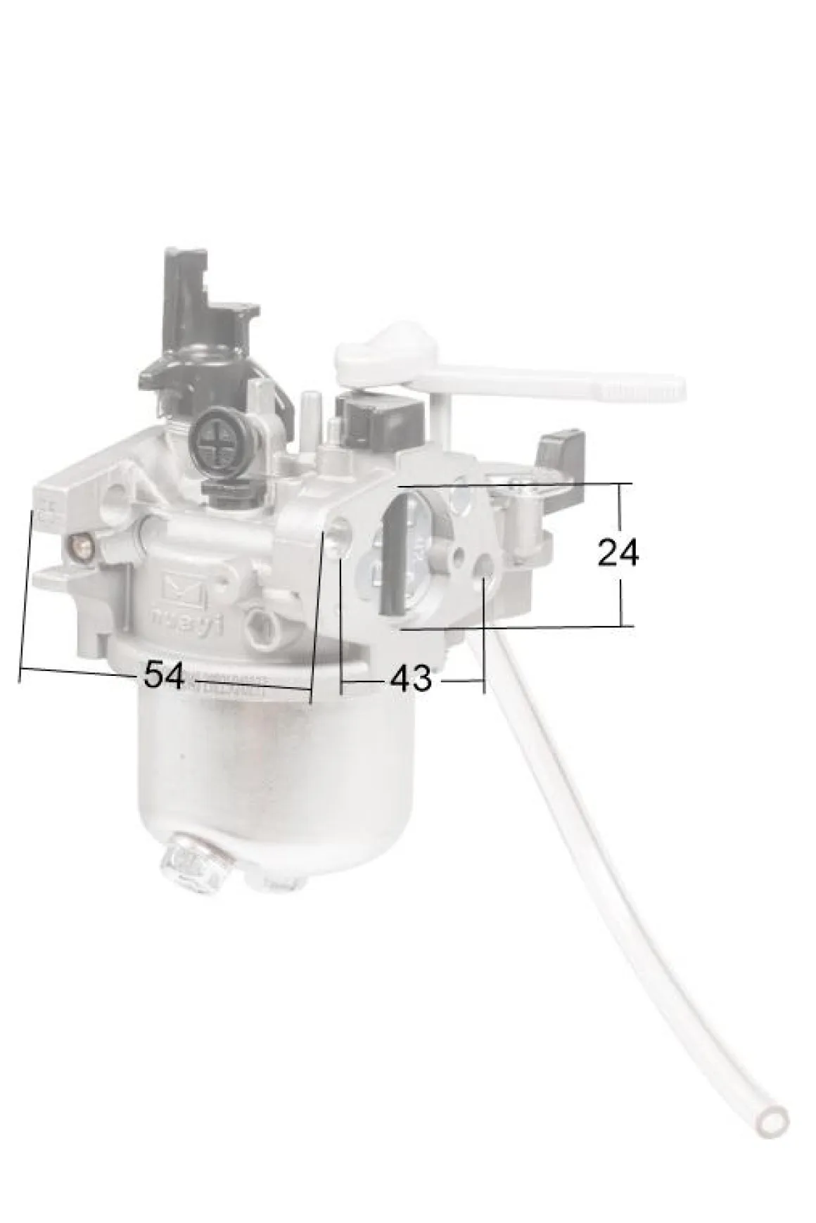 Gaźnik Loncin LC168F-2H CZĘŚĆ ORYGINALNA 170022149-0001
