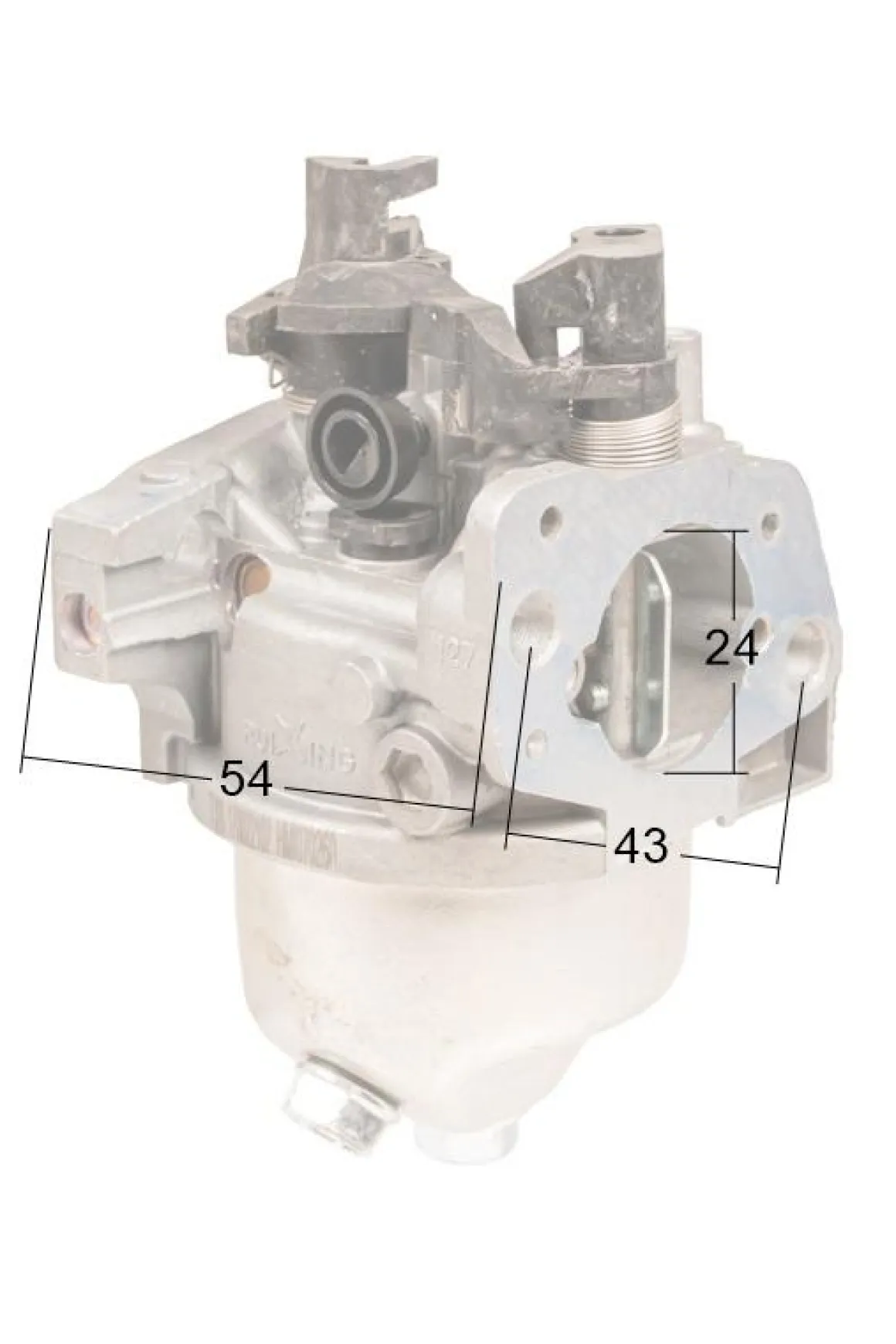 Gaźnik Loncin LC1P65FA CZĘŚĆ ORYGINALNA 170022107-0001
