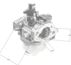 Gaźnik Loncin LC1P70FACZĘŚĆ ORYGINALNA 170021899-0002