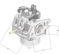 Gaźnik Loncin LC1P70FA z wałkiem 080005