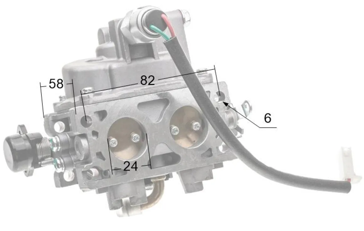 Gaźnik Loncin LC2P77F CZĘŚĆ ORYGINALNA 170021421-0001