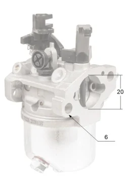 Gaźnik Loncin LC40ZB20-1.7Q LC148F-2 CZĘŚĆ ORYGINALNA 170022361-0001