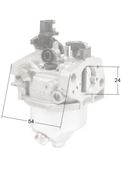 Gaźnik Loncin 1P70FC ssanie ręczne CZĘŚĆ ORYGINALNA 170021336-0001