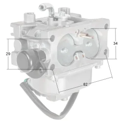 Gaźnik Loncin 2P80F CZĘŚĆ ORYGINALNA