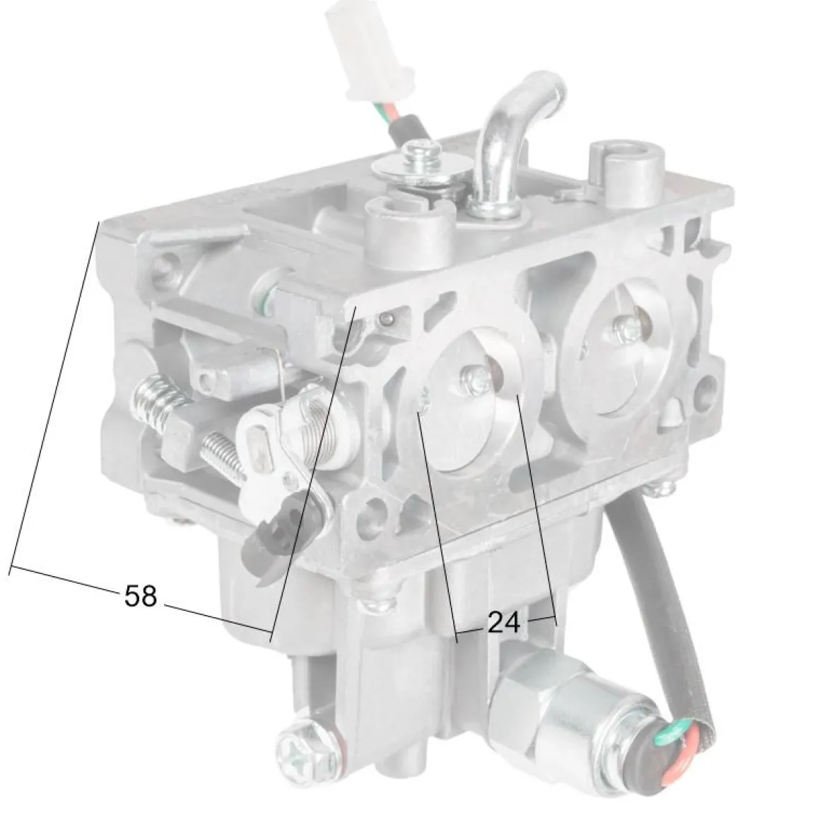 Gaźnik Loncin 2P80F CZĘŚĆ ORYGINALNA