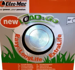 GŁOWICA DO KOS ŻYŁKOWA OLEO-MAC LOAD&GO 130mm x 3mm EXTRALIFE M10x1.25 LHF z metalowym pokrętłem EFCO 63129015 - OFICJALNY DYSTRYBUTOR - AUTORYZOWANY DEALER OLEO MAC