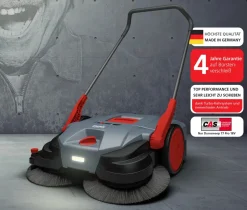 HAAGA 697 ZAMIATARKA ELEKTRYCZNA AKUMULATOROWA RĘCZNA PROWADZONA URZĄDZENIE SPRZĄTAJĄCE Z SYSTEMEM TURBO 97cm KLASA PREMIUM OO-OTHHA697 EWIMAX-OFICJALNY DYSTRYBUTOR - AUTORYZOWANY DEALER HAAGA
