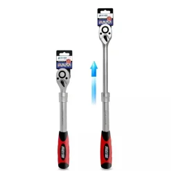 Hillen&Mohr 17J318Z Grzechotka teleskopowa 1/2" 72T CrV, klucz zapadkowy 305-445 mm