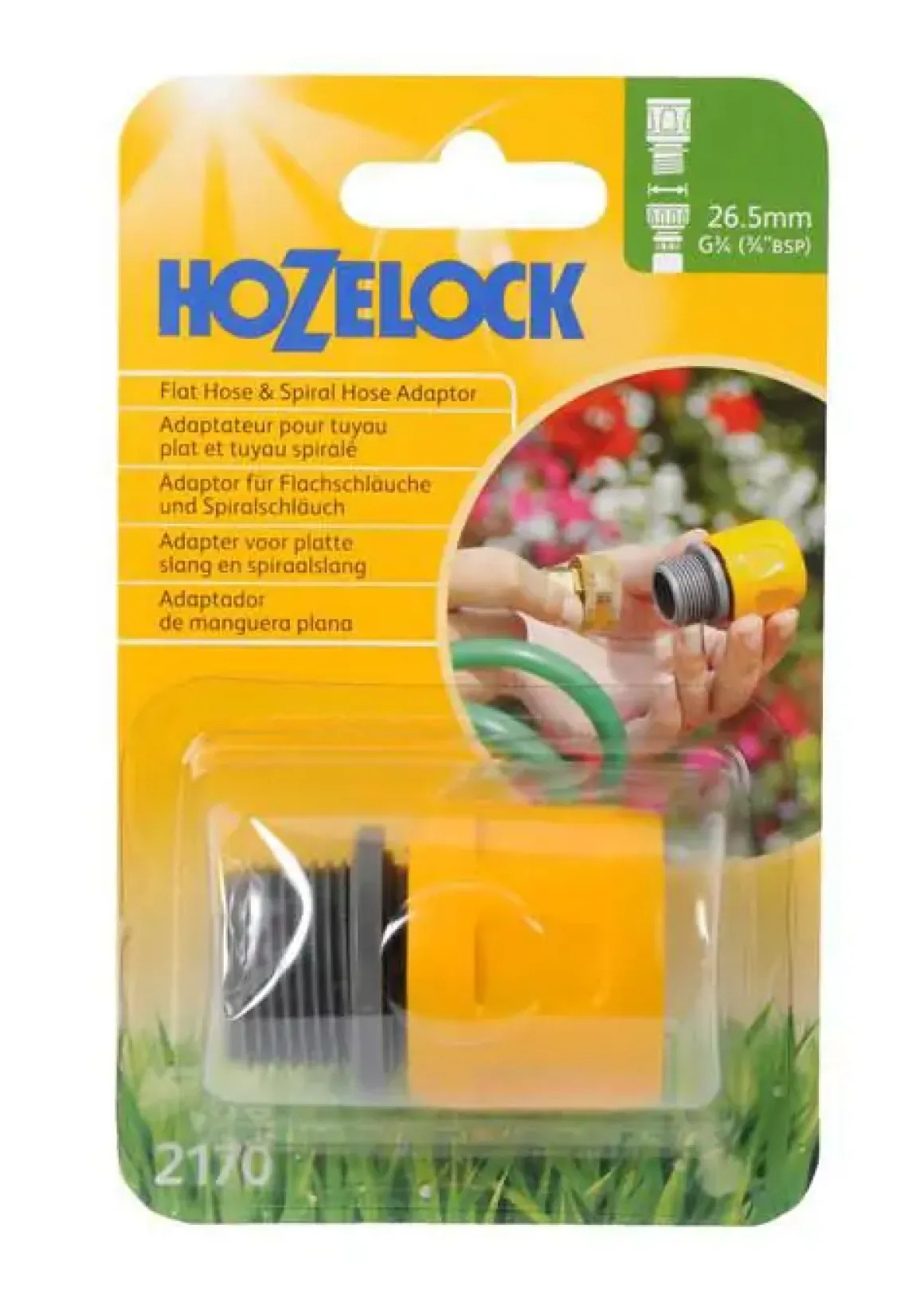 Hozelock OO-HOZ2170 adapter złączka do węża z gwintem zewnętrznym 3/4"