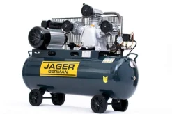 JAGER GERMAN 100 SPRĘŻARKA POWIETRZA TŁOKOWA KOMPRESOR TŁOKOWY OLEJOWY 8BAR 499L/Min 230V Mocna Rzecz
